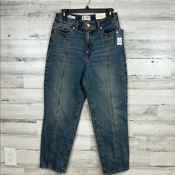 NWT Universal Threads Vintage Stretch Straight Leg Retro 90s Style Size 6/28” - Picture 1 of 5